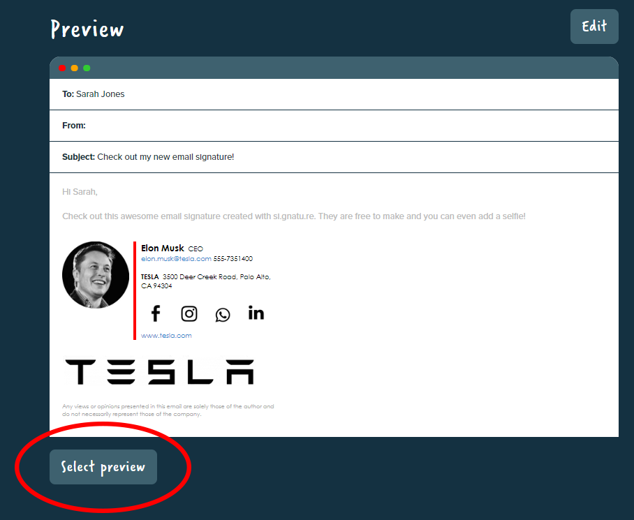 signature email mac